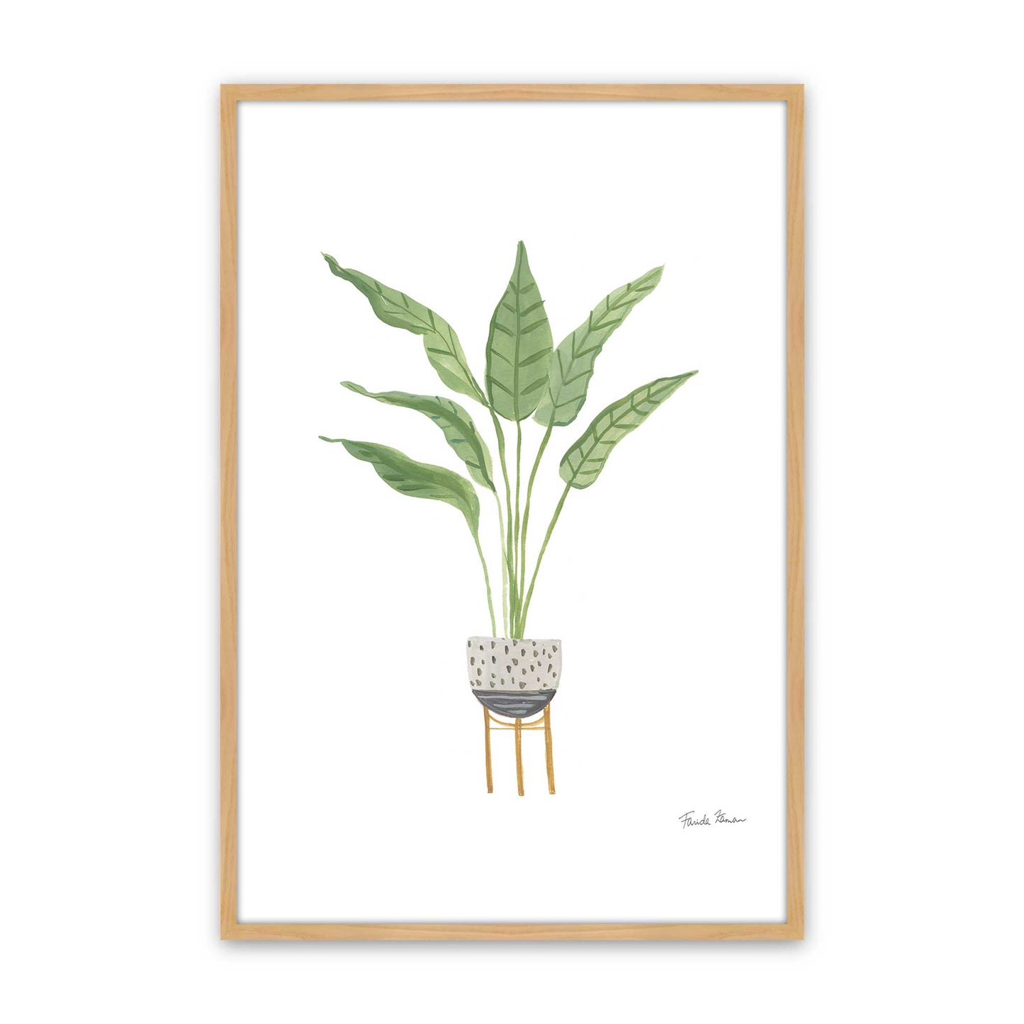 [Color:American Maple], Picture of art in a American Maple frame