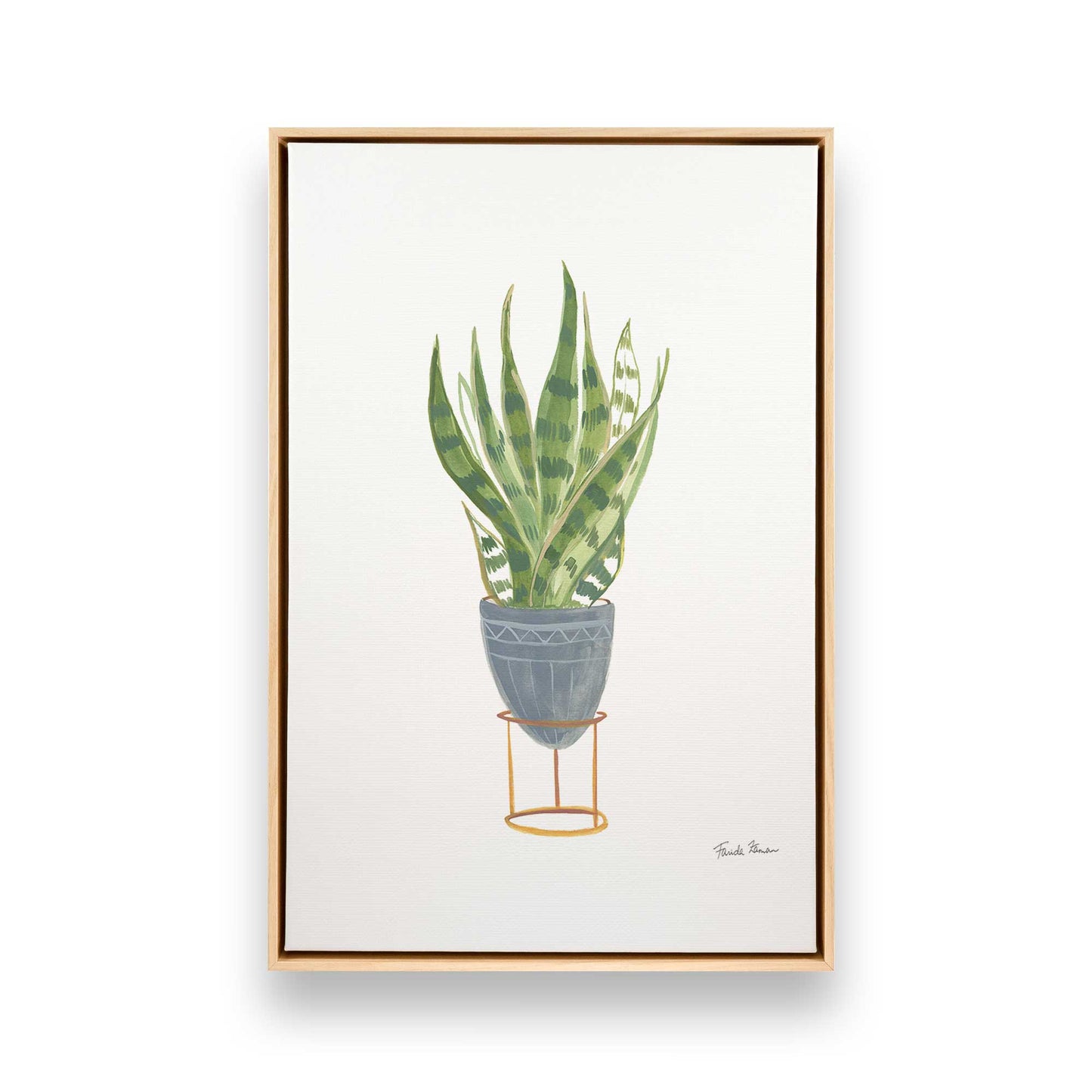 [Color:American Maple], Picture of art in a American Maple frame