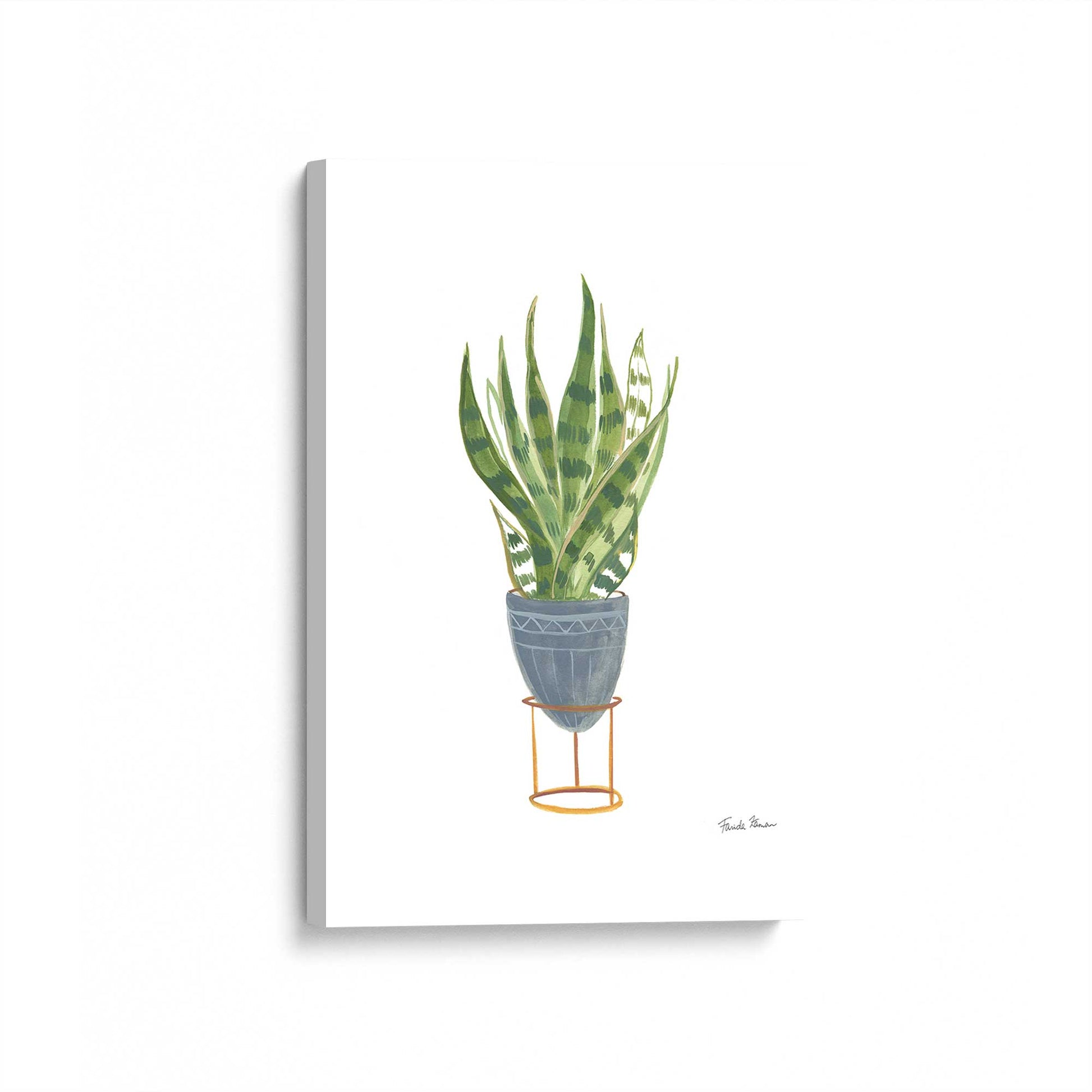 [Color:Stretched Canvas], Picture of art at an angle