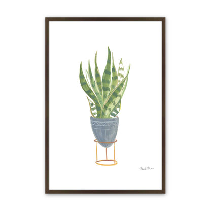 [Color:Brown], Picture of art in a Brown frame