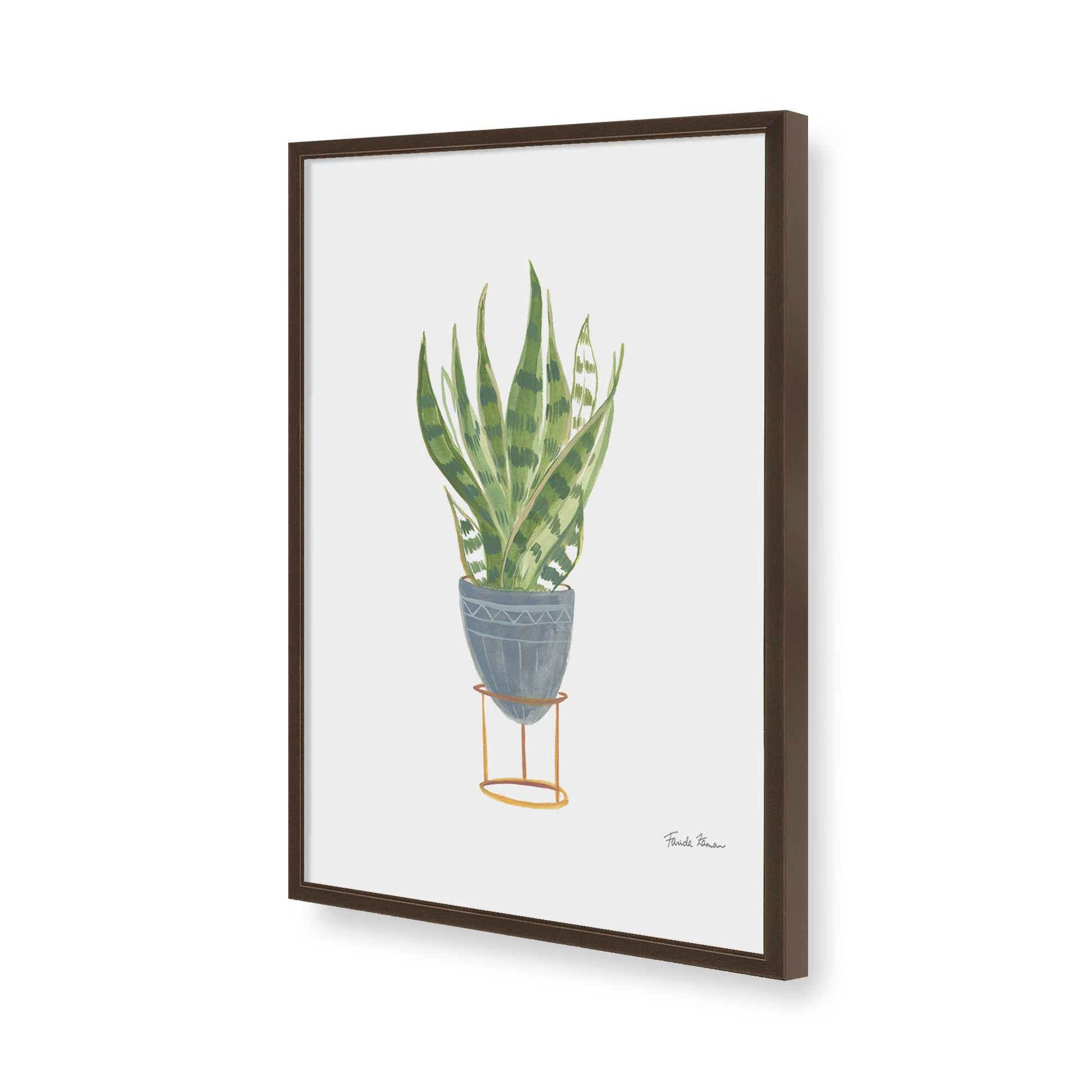 [Color:Belvinder Brown], Picture of art in a Belvinder Brown frame of the corner
