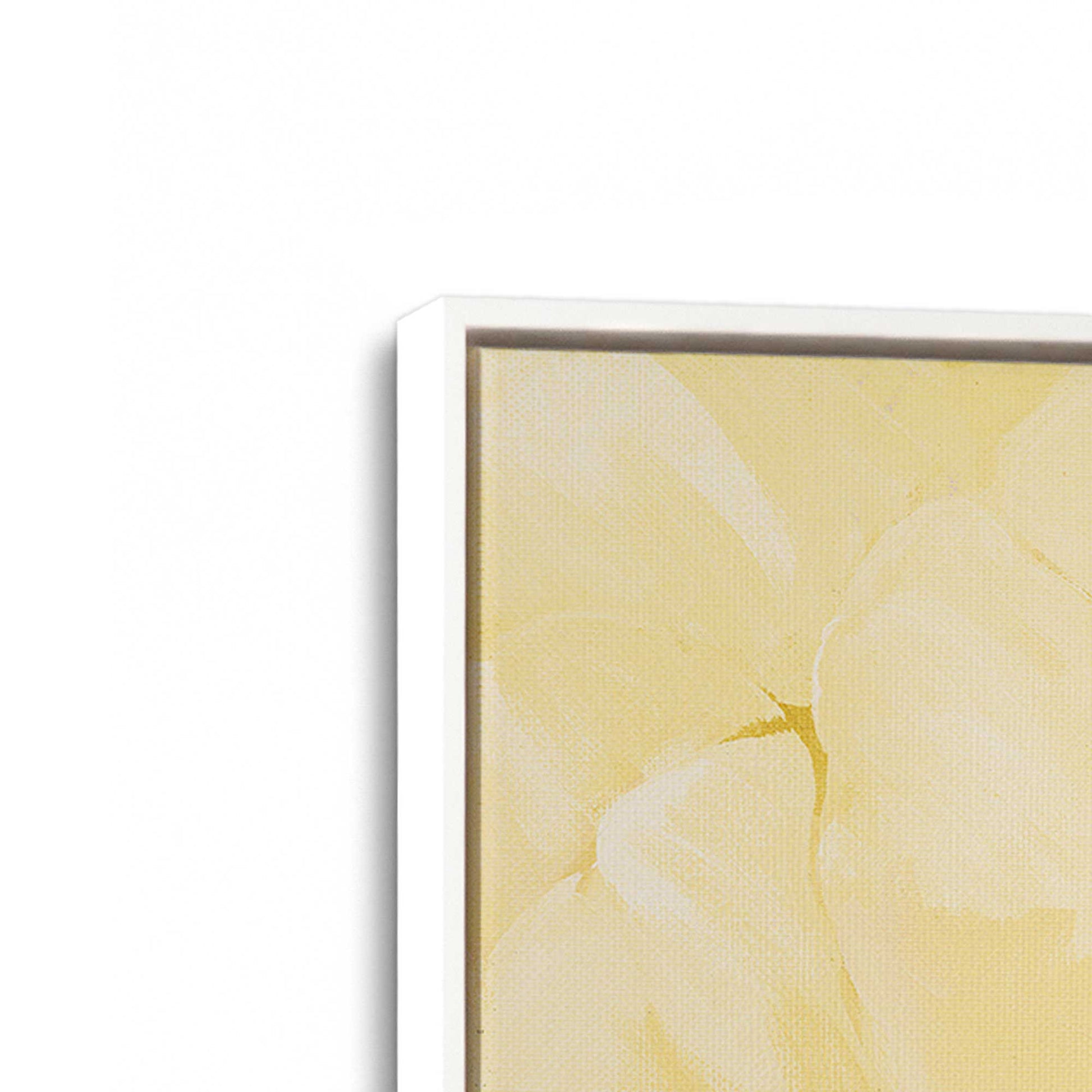 [Color:Opaque White], Picture of art in a White frame at an angle