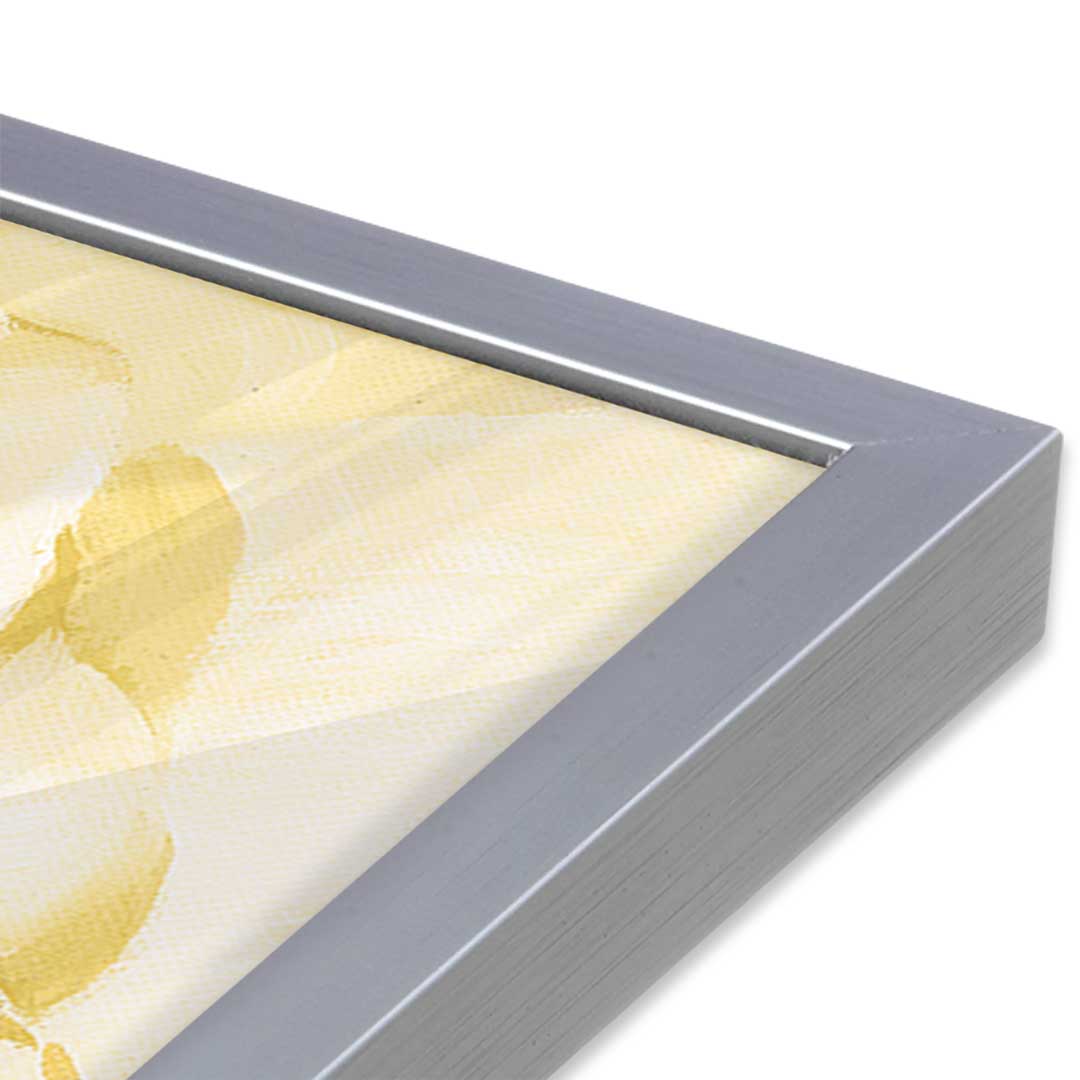 [Color:Polished Chrome], Picture of art in a Polished Chrome frame at an angle