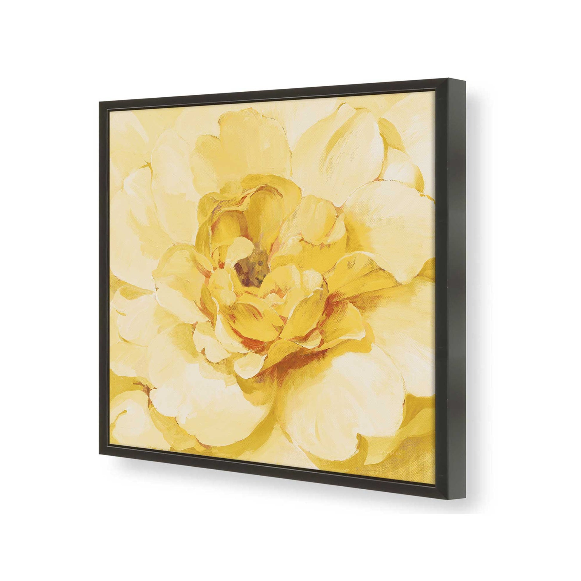 [Color:Satin Black], Picture of art in a Satin Black frame of the corner