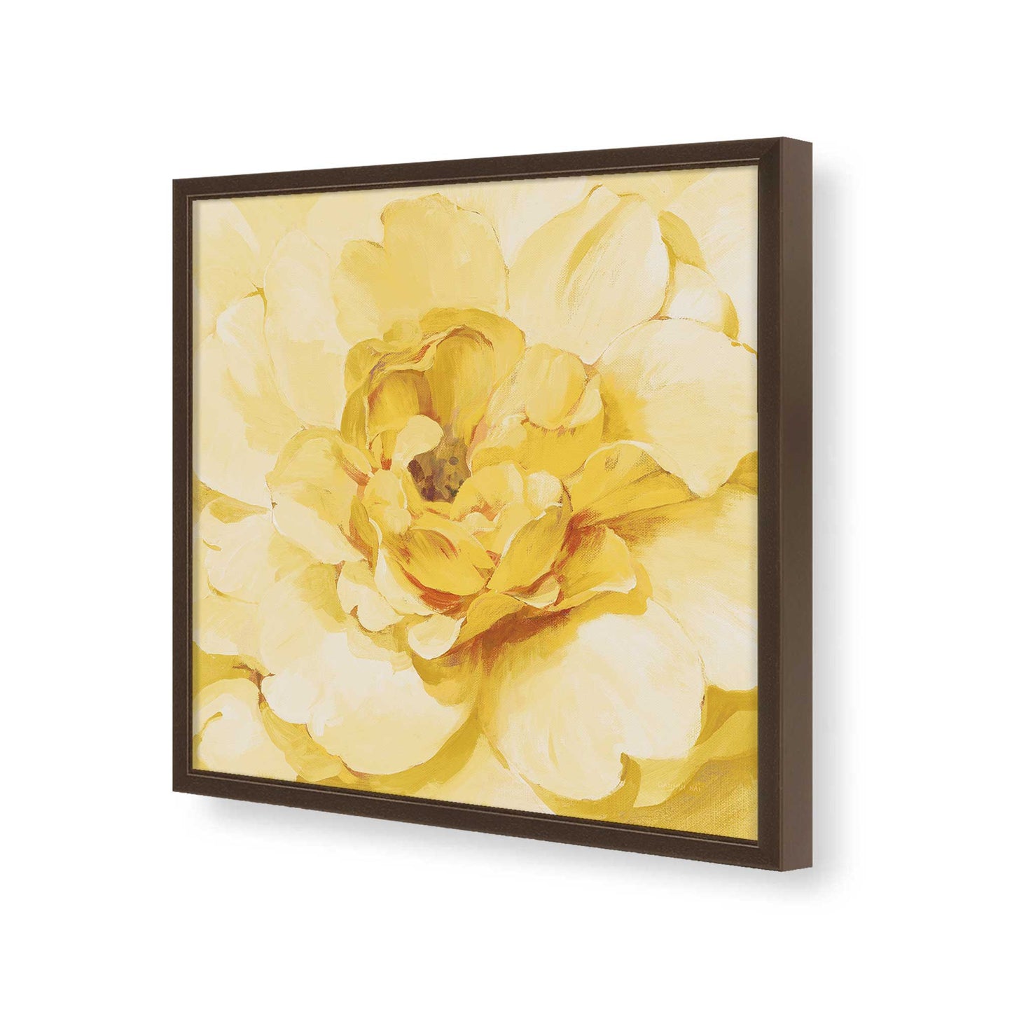[Color:Espresso], Picture of art in a Espresso frame of the corner