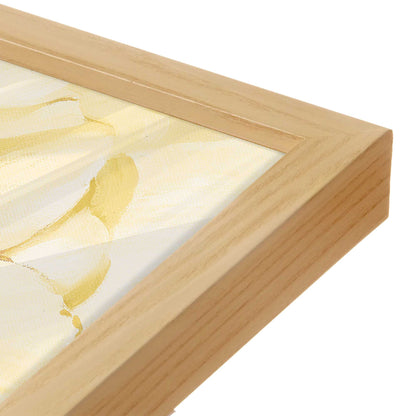 [Color:American Maple], Picture of art in a American Maple frame at an angle