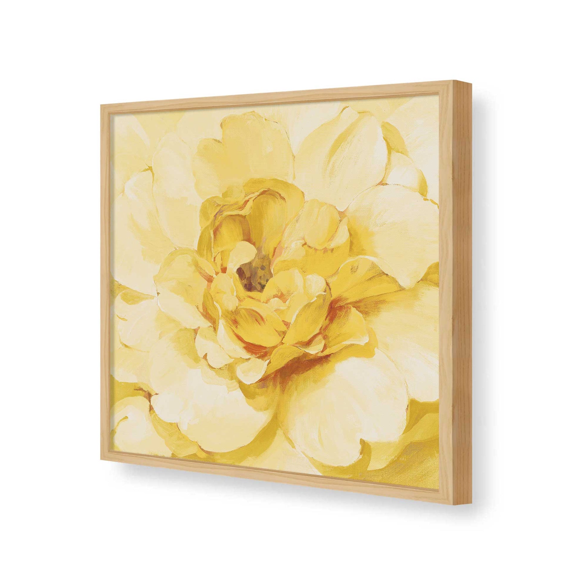 [Color:American Maple], Picture of art in a American Maple frame of the corner