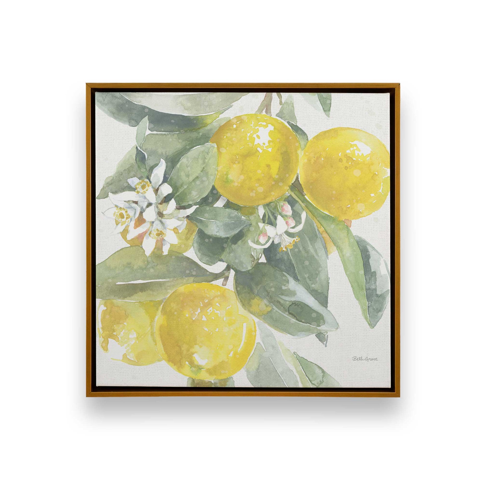 [Color:Polished Gold], Picture of art in a Polished Gold frame