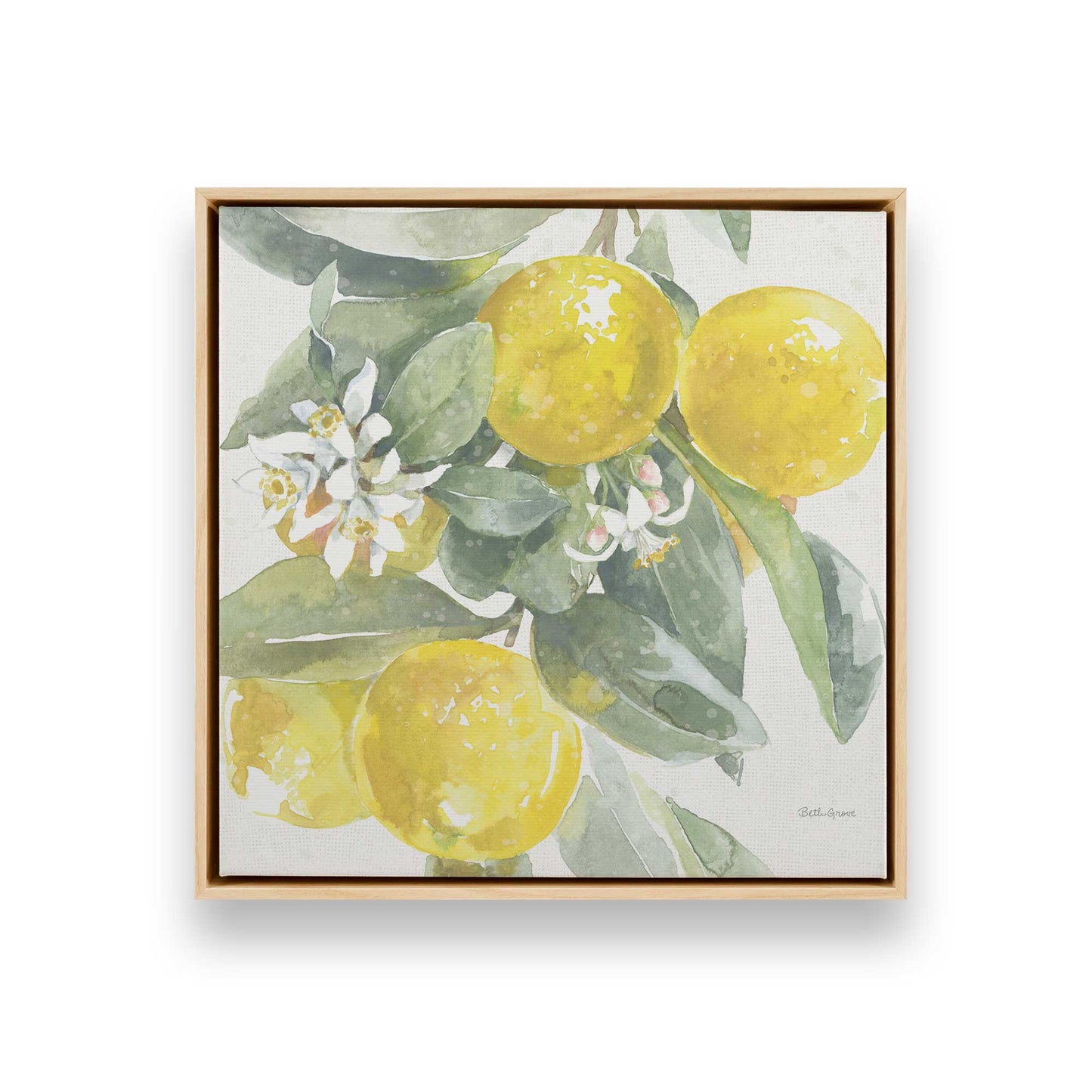 [Color:American Maple], Picture of art in a American Maple frame