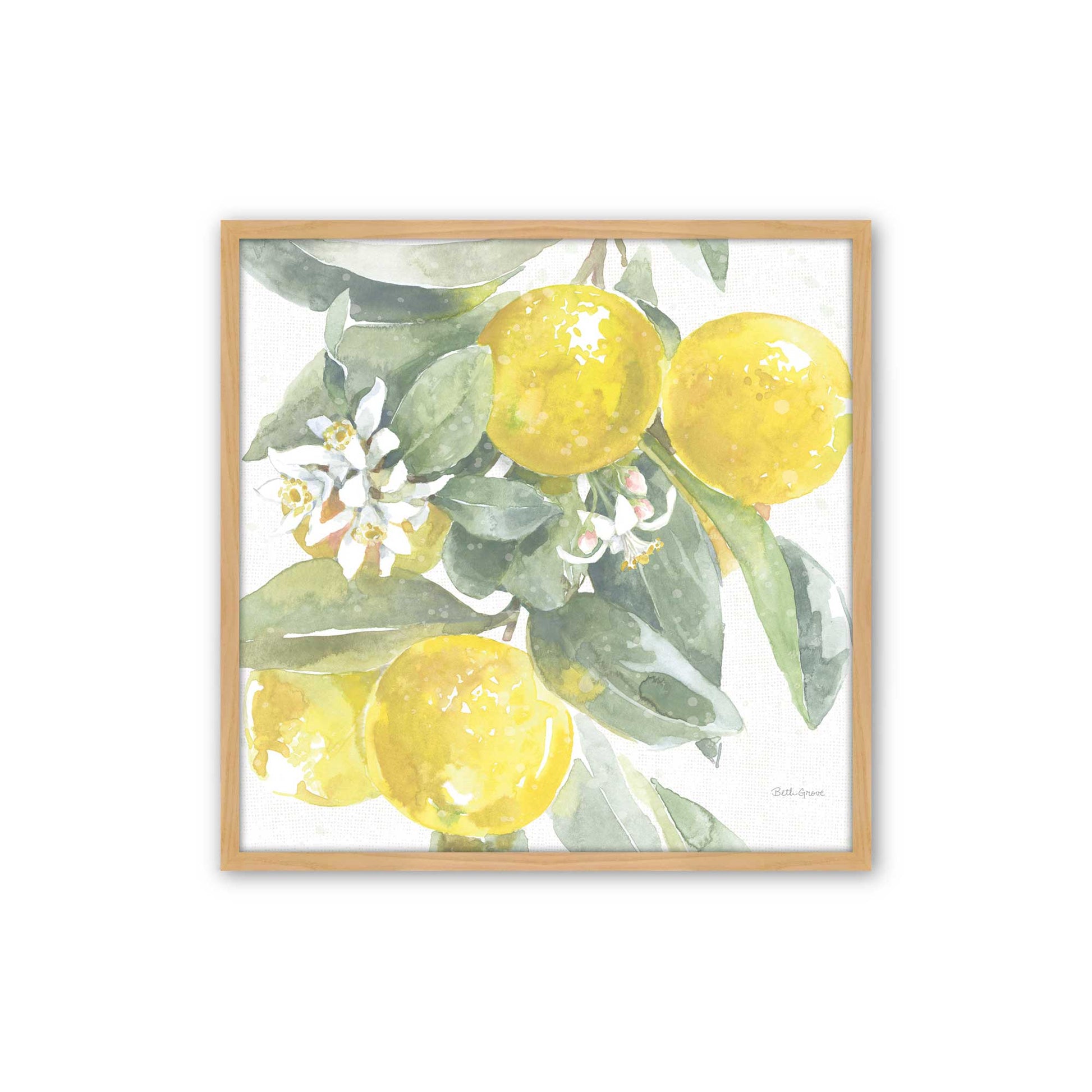 [Color:American Maple], Picture of art in a American Maple frame