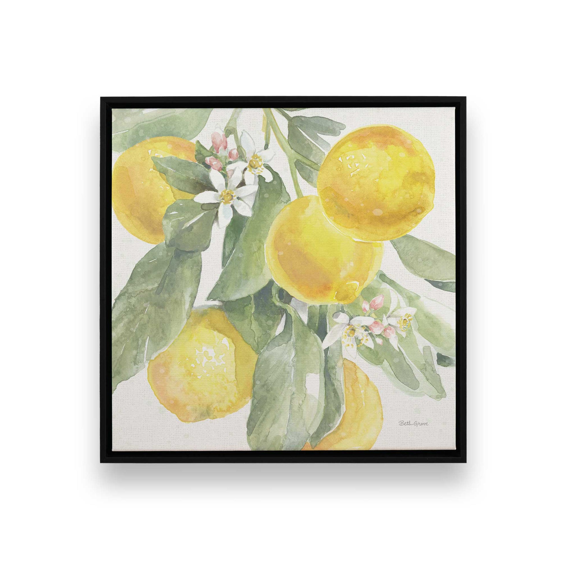 [Color:Satin Black], Picture of art in a Satin Black frame