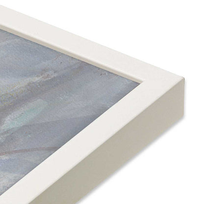 [Color:Opaque White], Picture of art in a Opaque White frame at an angle