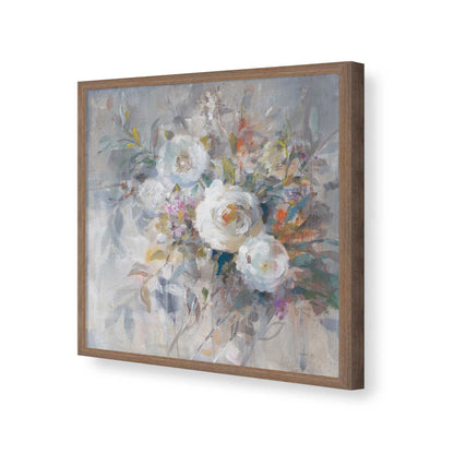[Color:Walnut], Picture of art in a Walnut frame of the corner