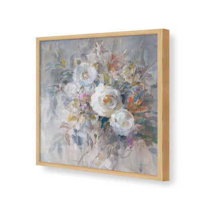 [Color:American Maple], Picture of art in a American Maple frame of the corner