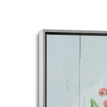 [Color:Polished Chrome], Picture of art in a Polished Chrome frame at an angle