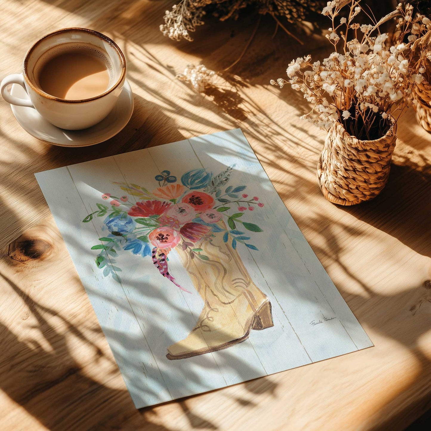 [Color:Rolled Print], Picture of close up of art