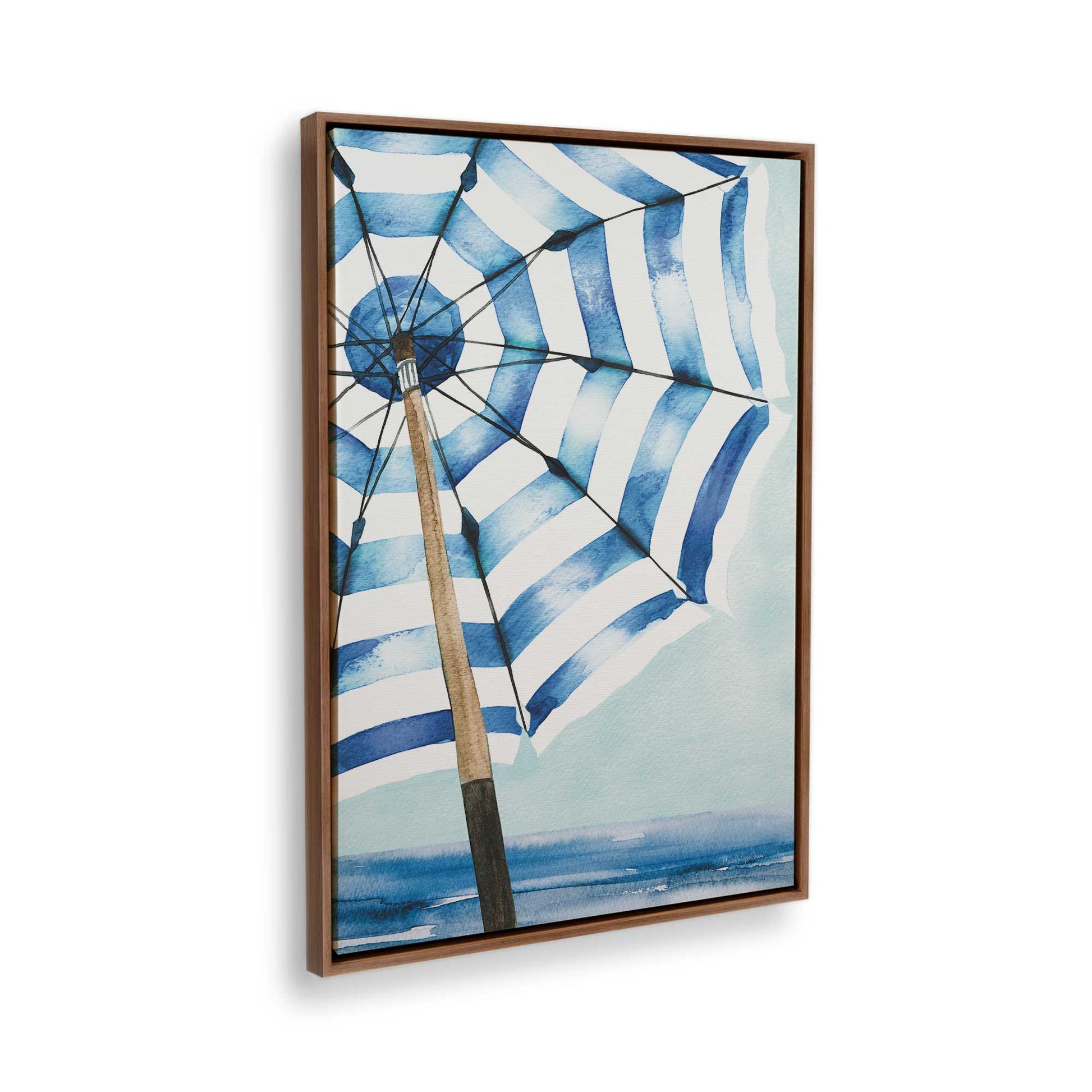 [Color:Walnut], Picture of the corner of the art