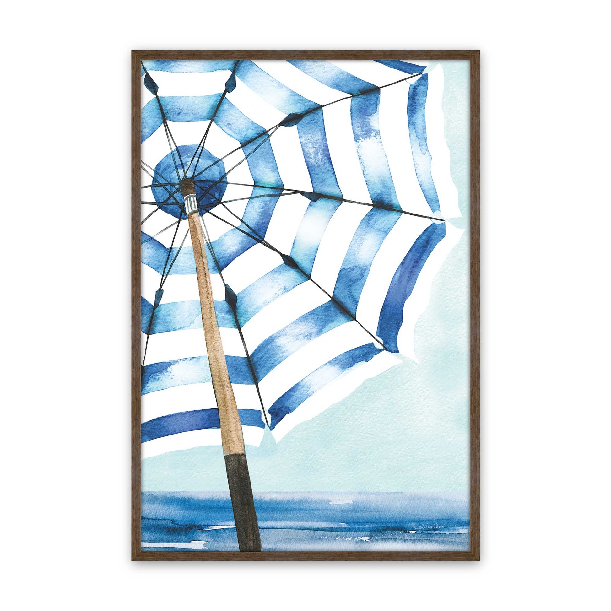 [Color:Walnut], Picture of art in a Walnut frame
