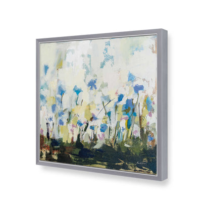 [Color:Polished Chrome], Picture of art in a Polished Chrome frame of the corner