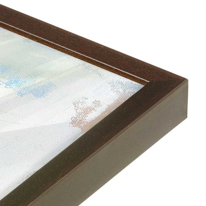 [Color:Espresso], Picture of art in a Espresso frame at an angle