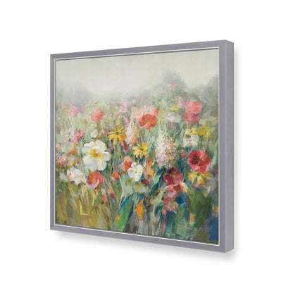 [Color:Polished Chrome], Picture of art in a Polished Chrome frame of the corner