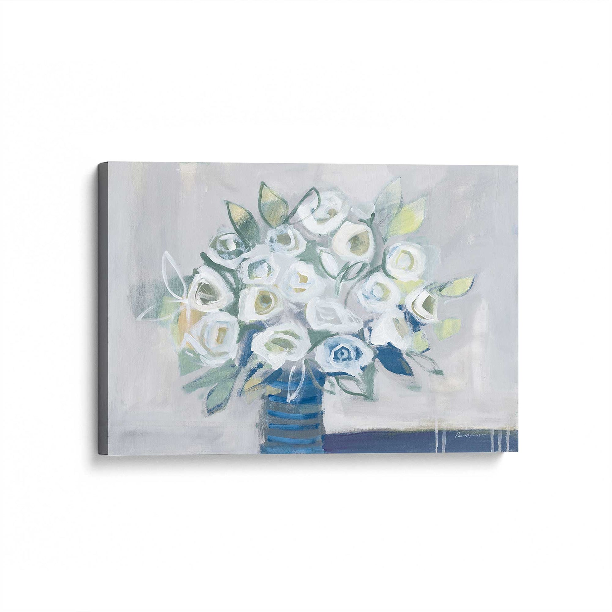 [Color:Stretched Canvas], Picture of art at an angle