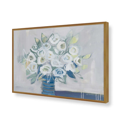 [Color:Polished Gold], Picture of art in a Polished Gold frame of the corner