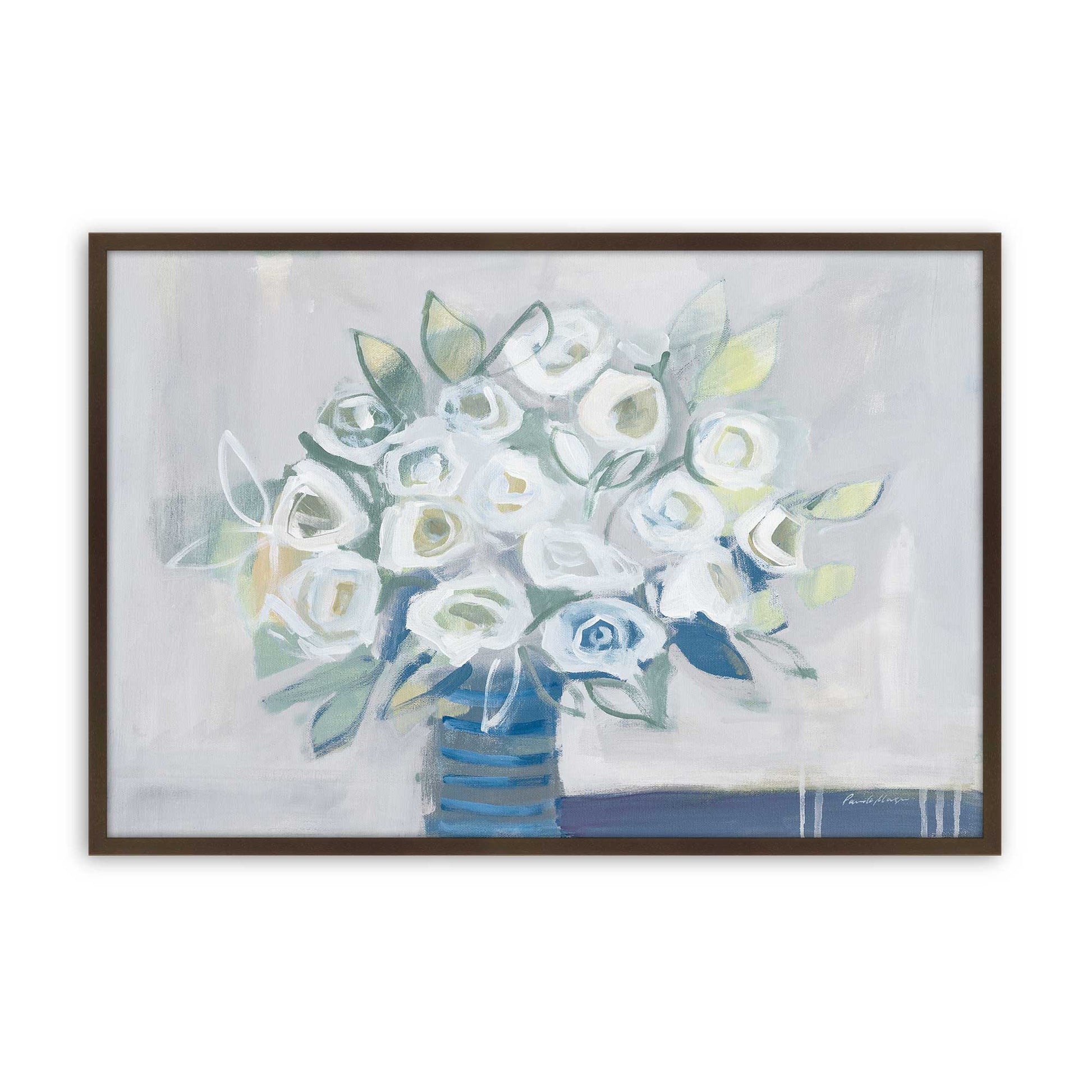 [Color:Belvinder Brown], Picture of art in a Belvinder Brown frame