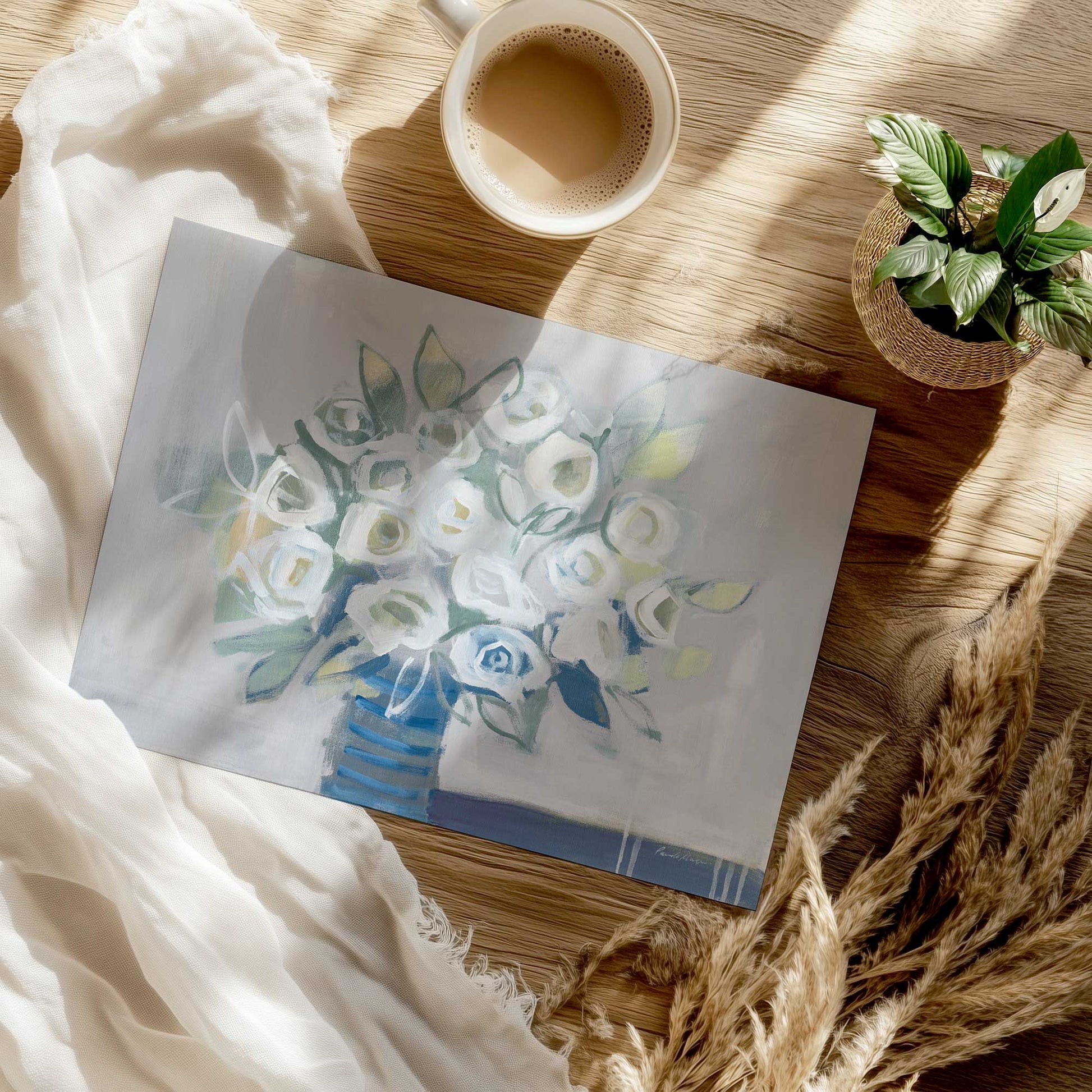 [Color:Rolled Print], Picture of close up of art
