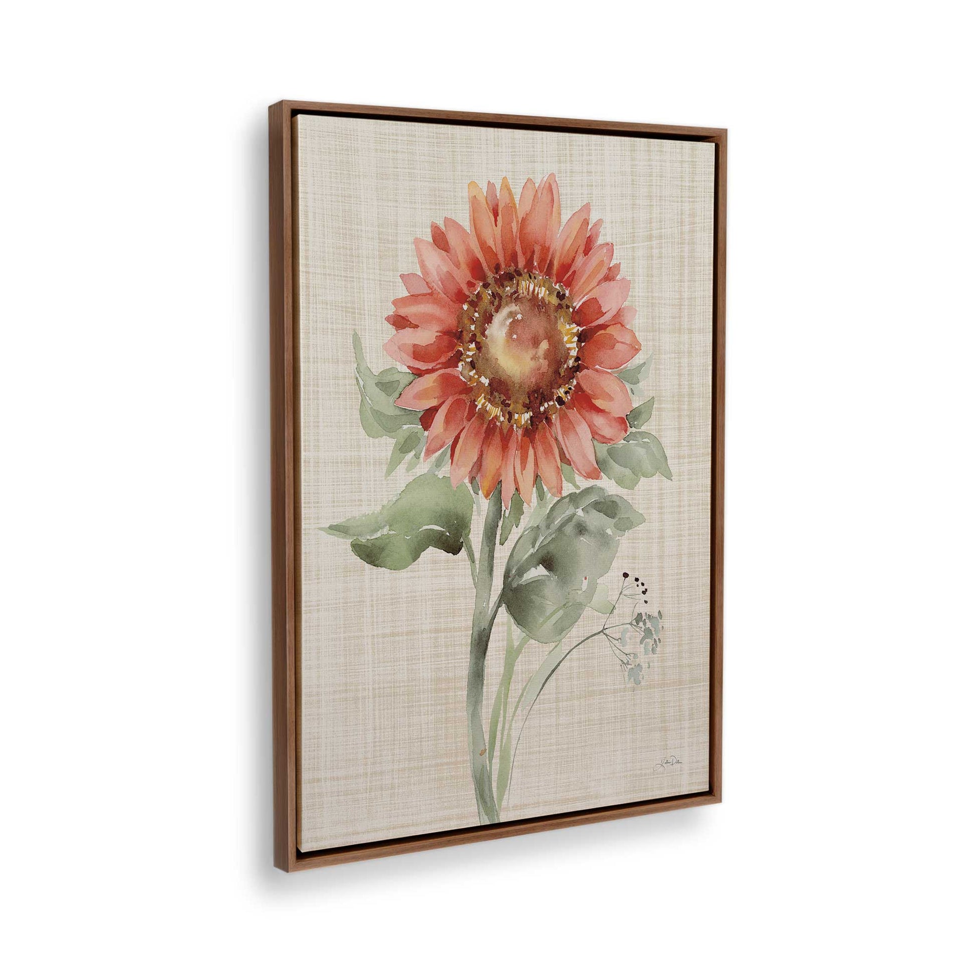 [Color:Walnut], Picture of the corner of the art