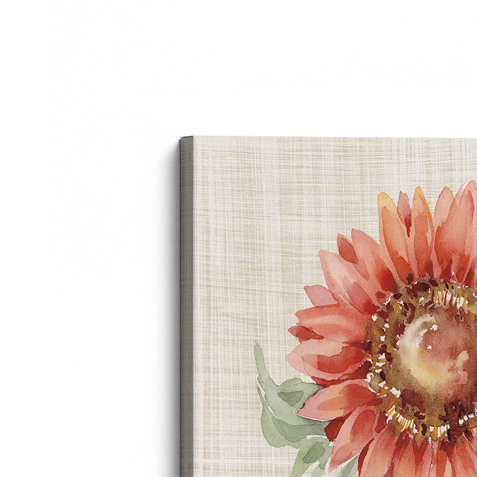[Color:Stretched Canvas], Picture of the corner of the art
