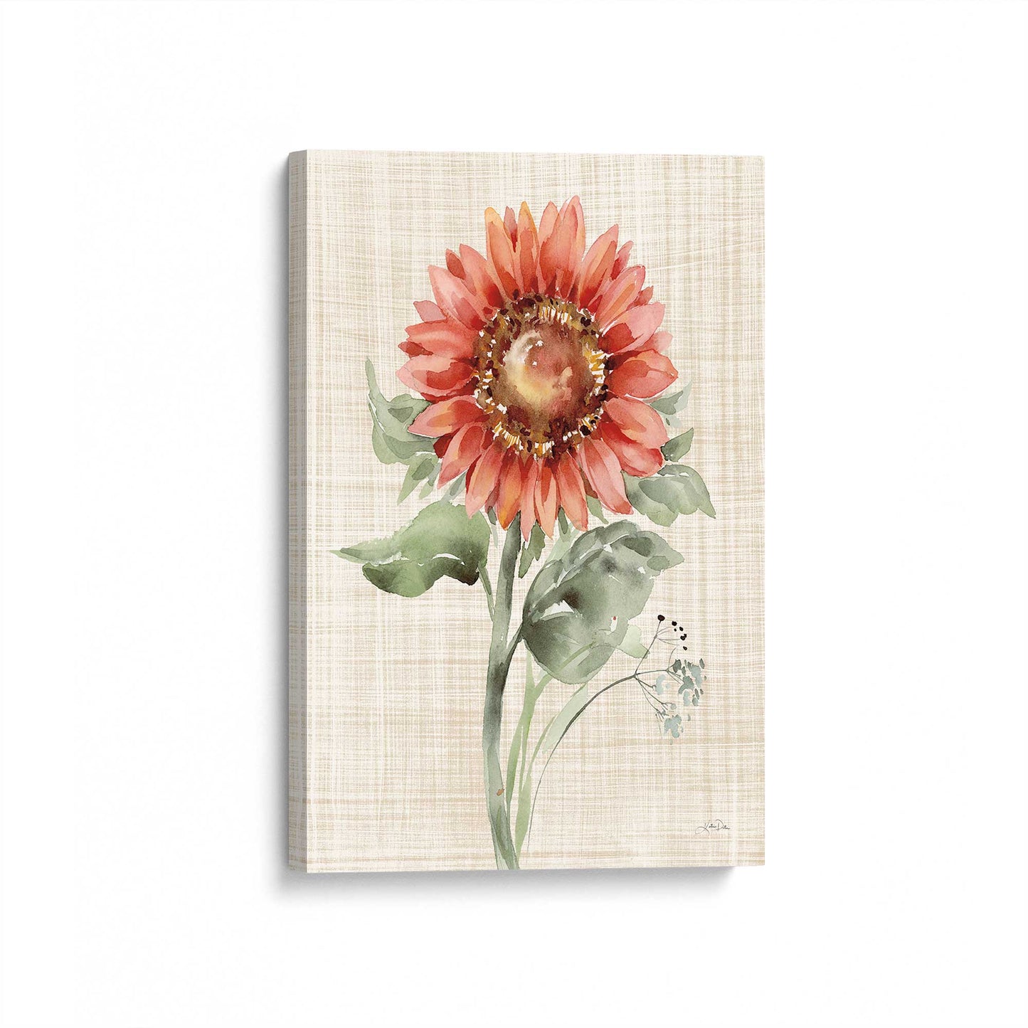 [Color:Stretched Canvas], Picture of art at an angle