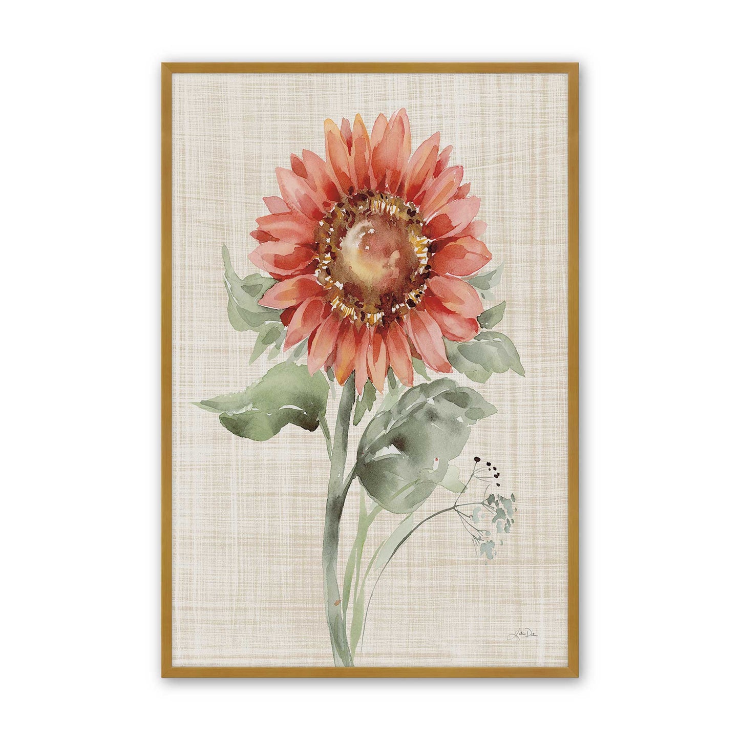 [Color:Polished Gold], Picture of art in a Polished Gold frame