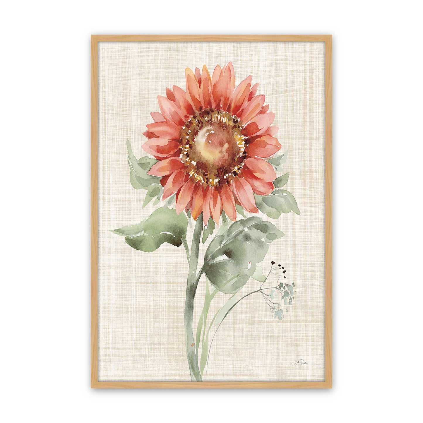 [Color:American Maple], Picture of art in a American Maple frame