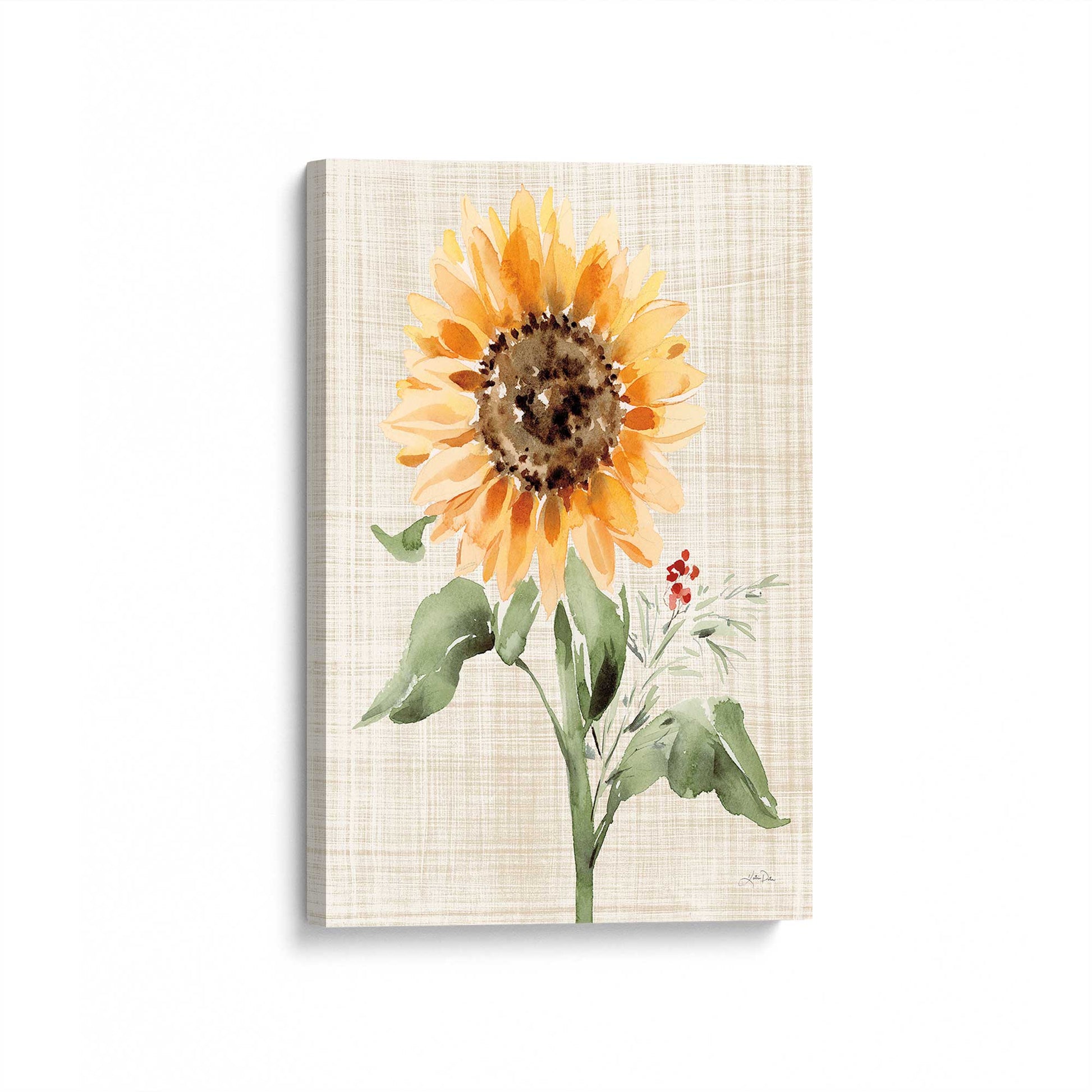 [Color:Stretched Canvas], Picture of art at an angle