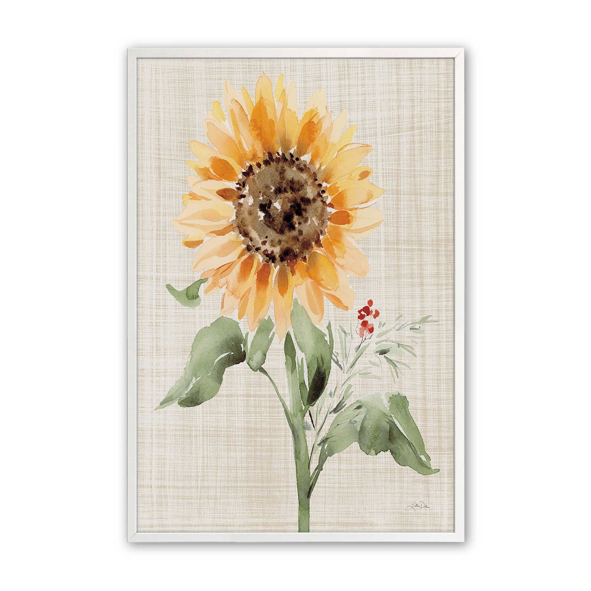 [Color:Opaque White], Picture of art in a Opaque White frame