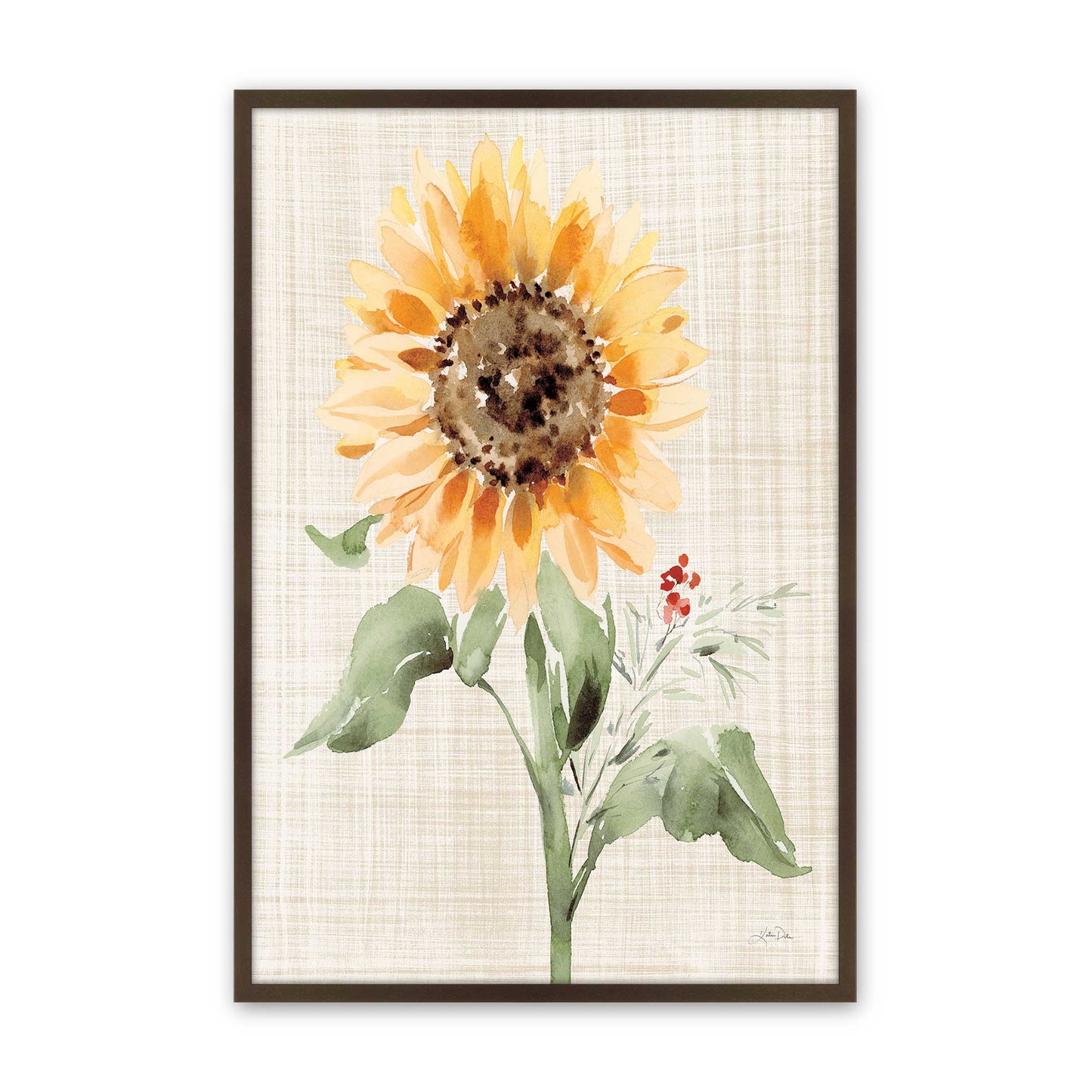 [Color:Belvinder Brown], Picture of art in a Belvinder Brown frame