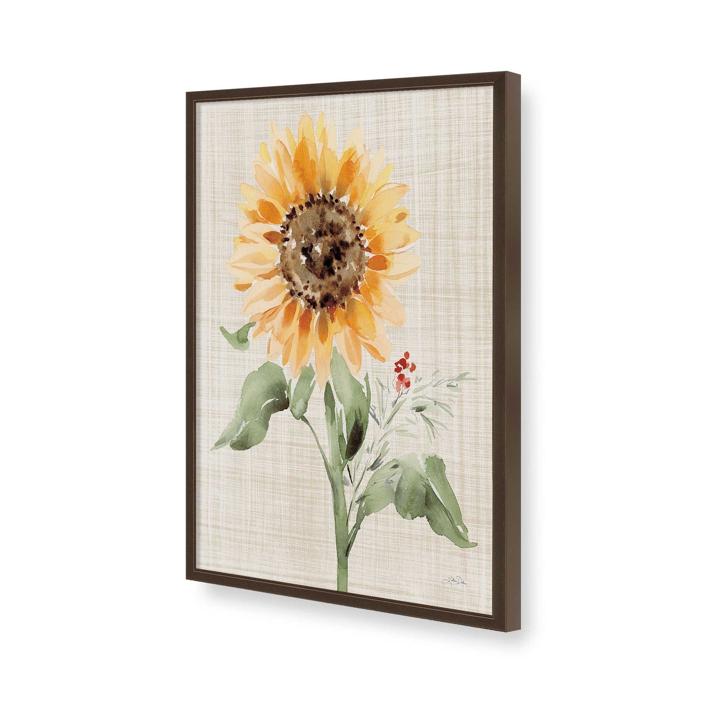 [Color:Belvinder Brown], Picture of art in a Belvinder Brown frame of the corner