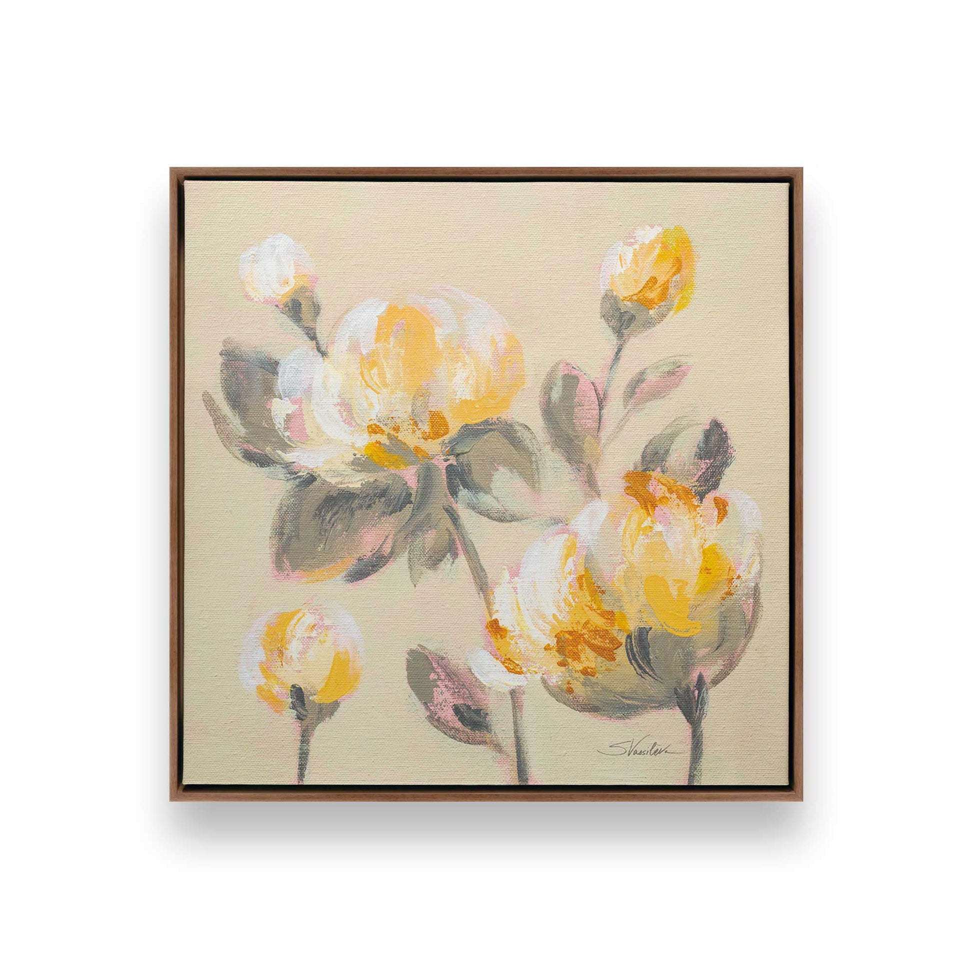 [Color:Walnut], Picture of art in a Walnut frame
