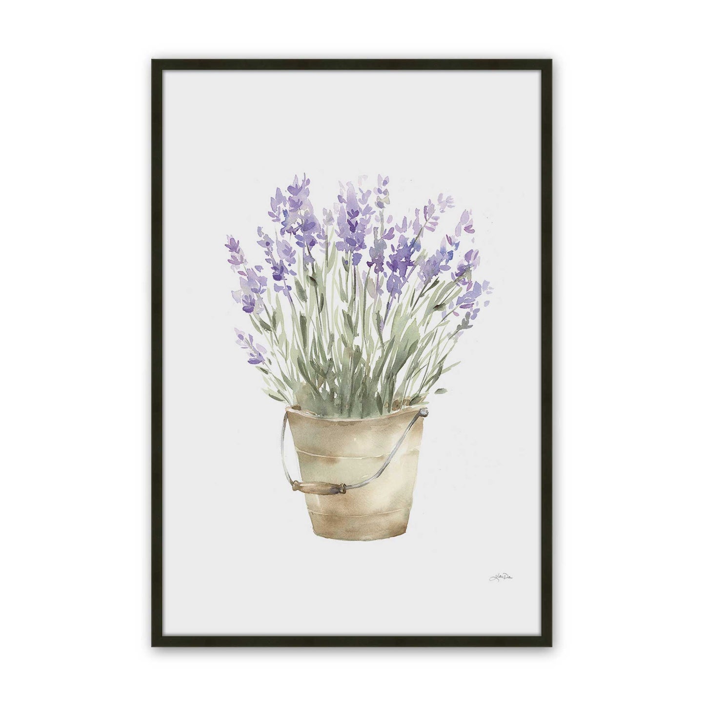 [Color:Satin Black], Picture of art in a Satin Black frame