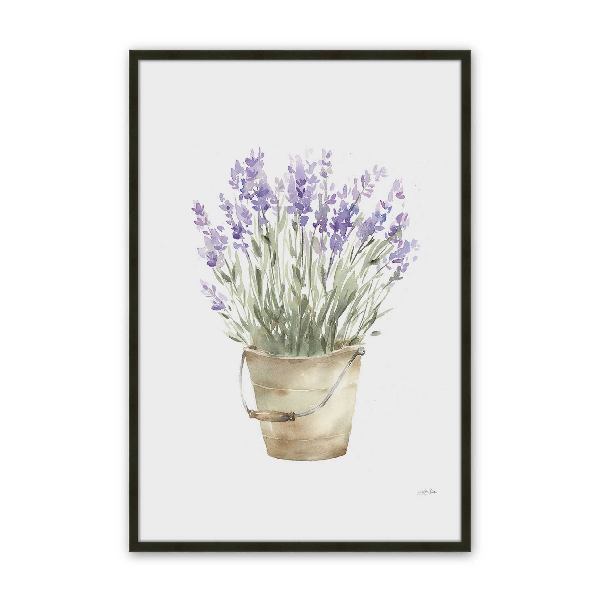 [Color:Satin Black], Picture of art in a Satin Black frame