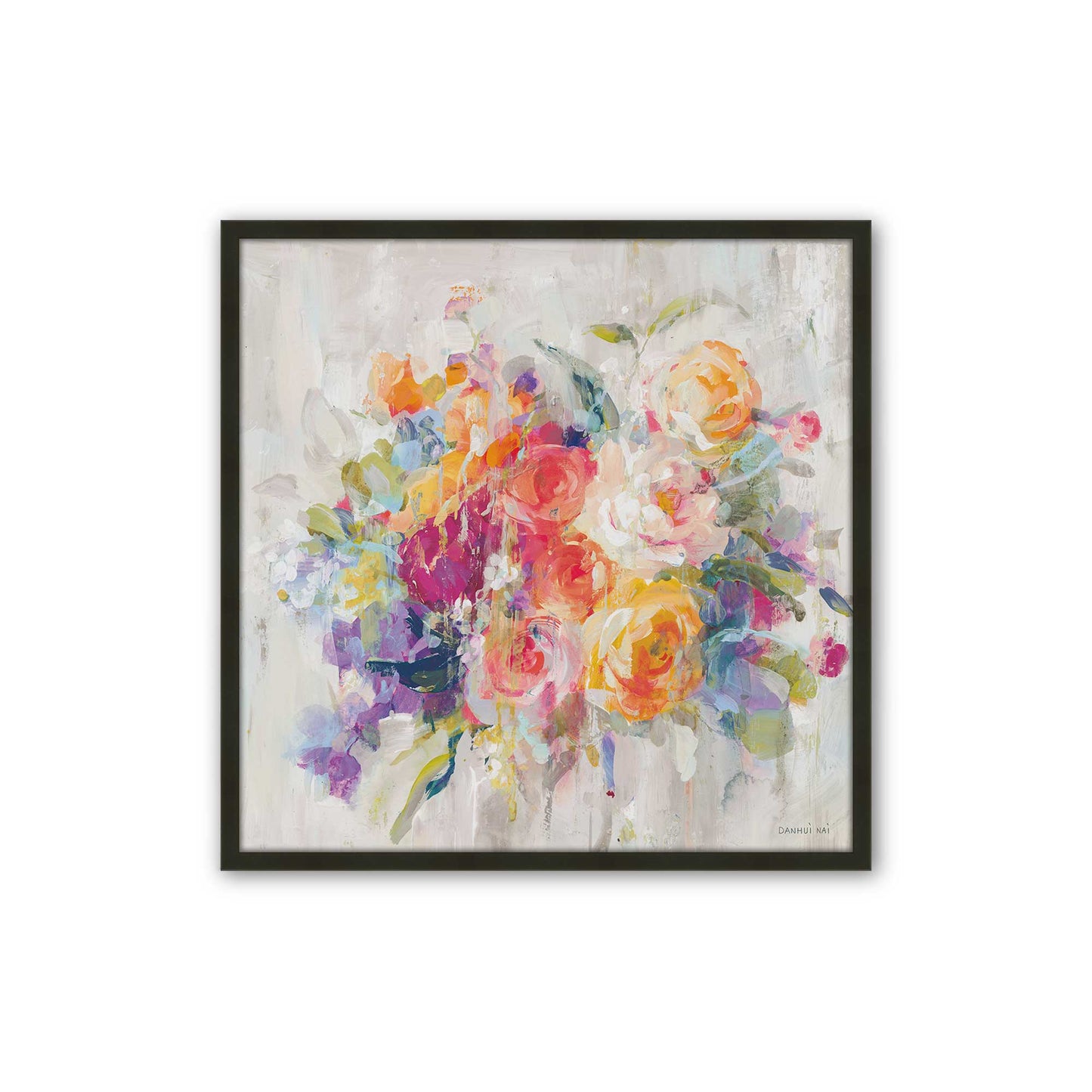 [Color:Satin Black], Picture of art in a Satin Black frame