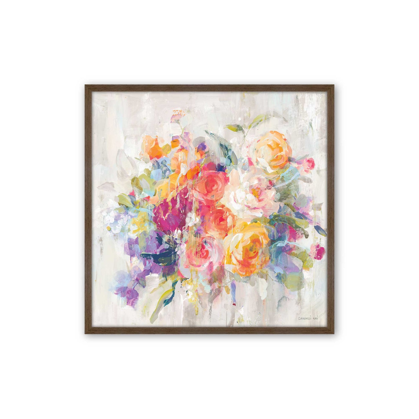 [Color:Walnut], Picture of art in a Walnut frame