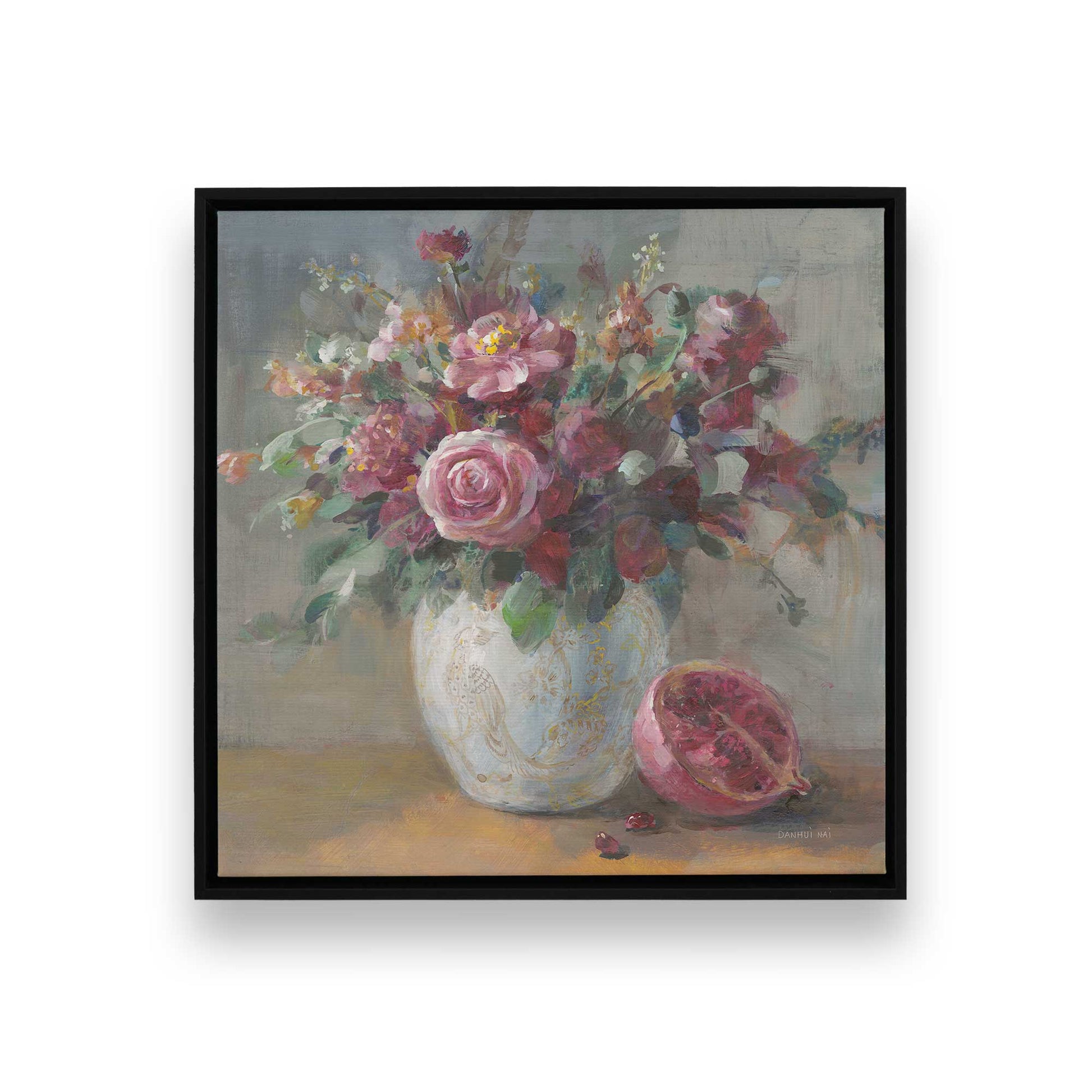 [Color:Satin Black], Picture of art in a Satin Black frame