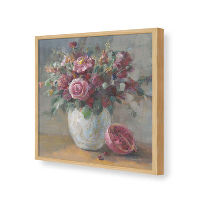 [Color:American Maple], Picture of art in a American Maple frame of the corner