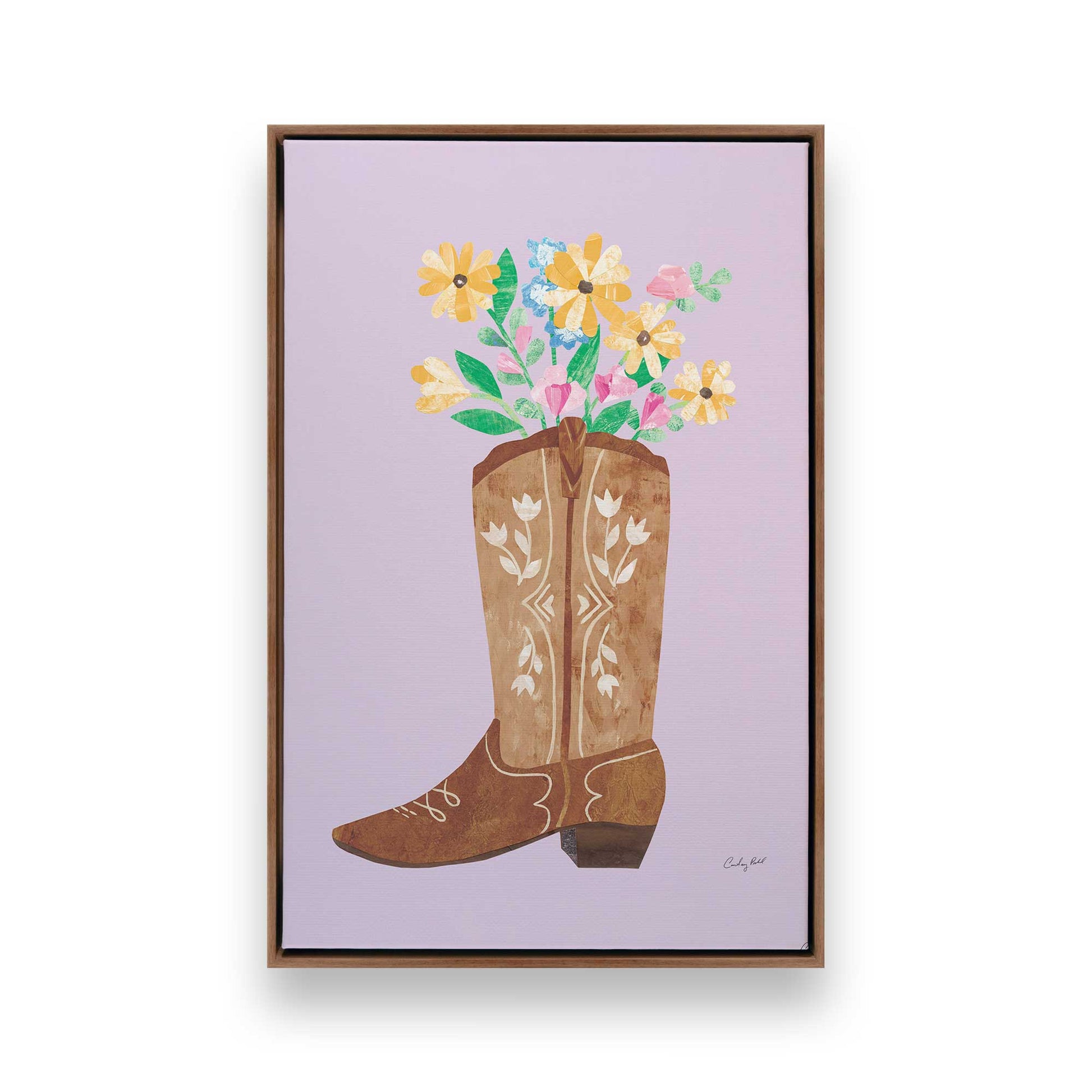 [Color:Walnut], Picture of art in a Walnut frame