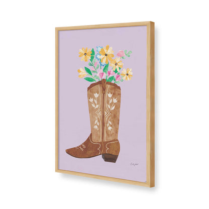 [Color:American Maple], Picture of art in a American Maple frame of the corner