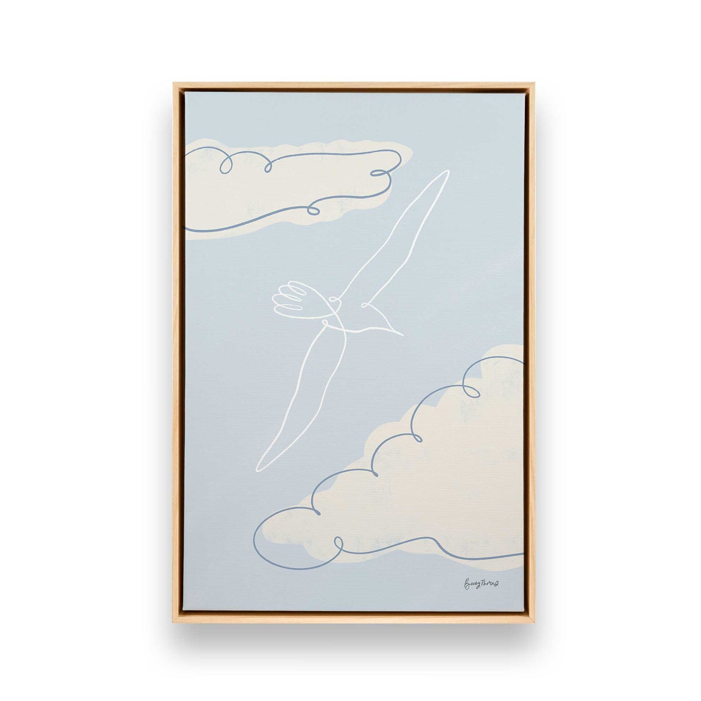 [Color:American Maple], Picture of art in a American Maple frame