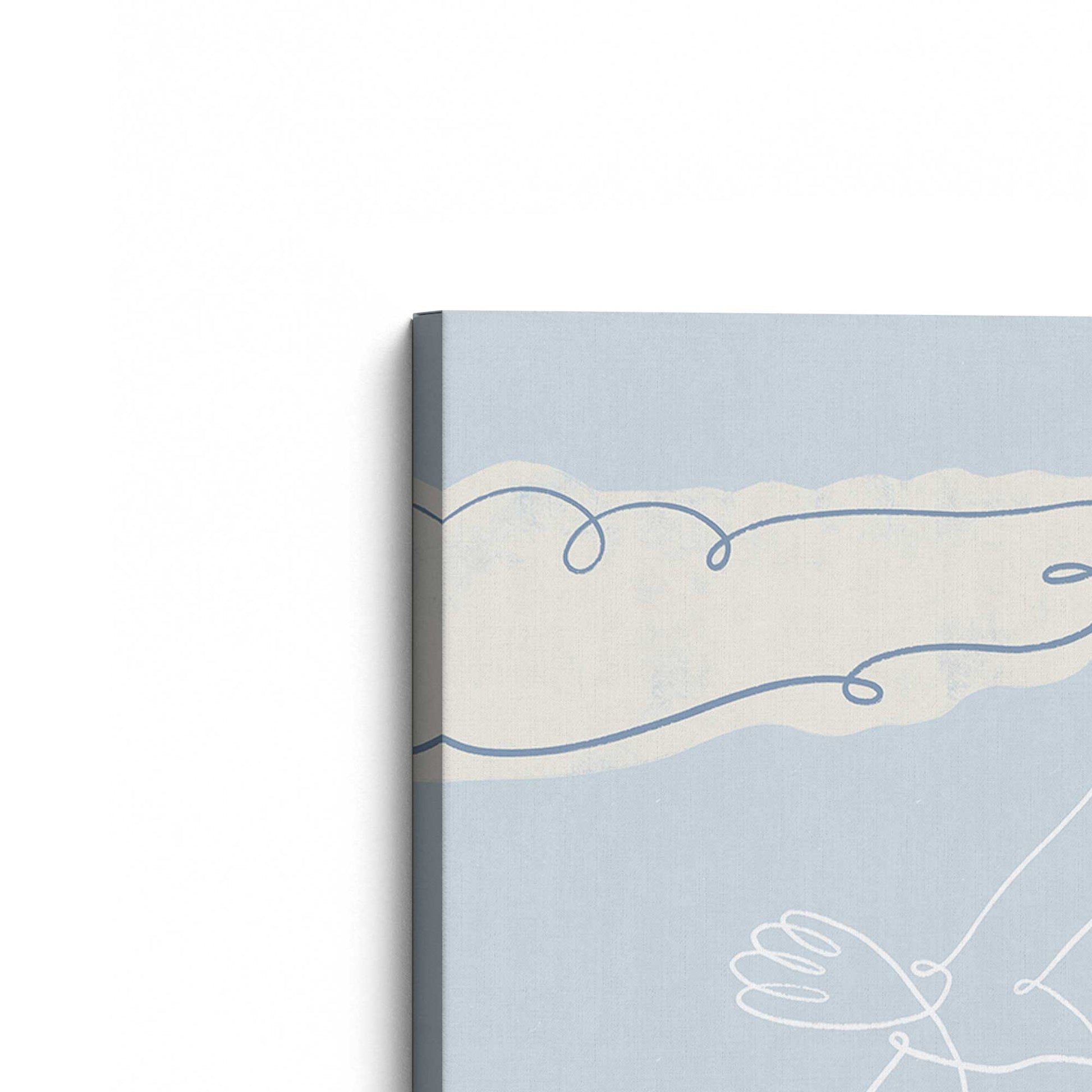 [Color:Stretched Canvas], Picture of the corner of the art