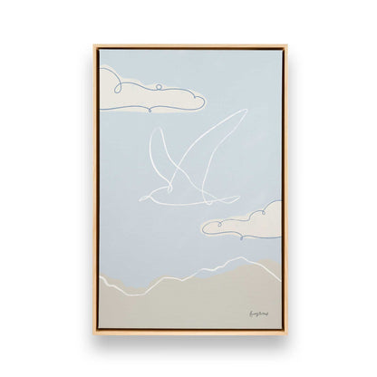 [Color:American Maple], Picture of art in a American Maple frame